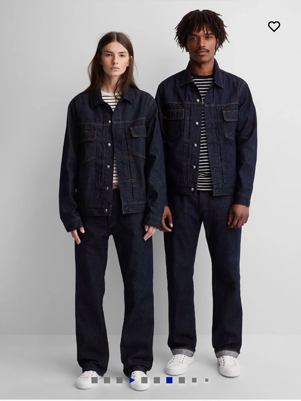 Gap x A.P.C Japanese Denim Relaxed Straight Jeans